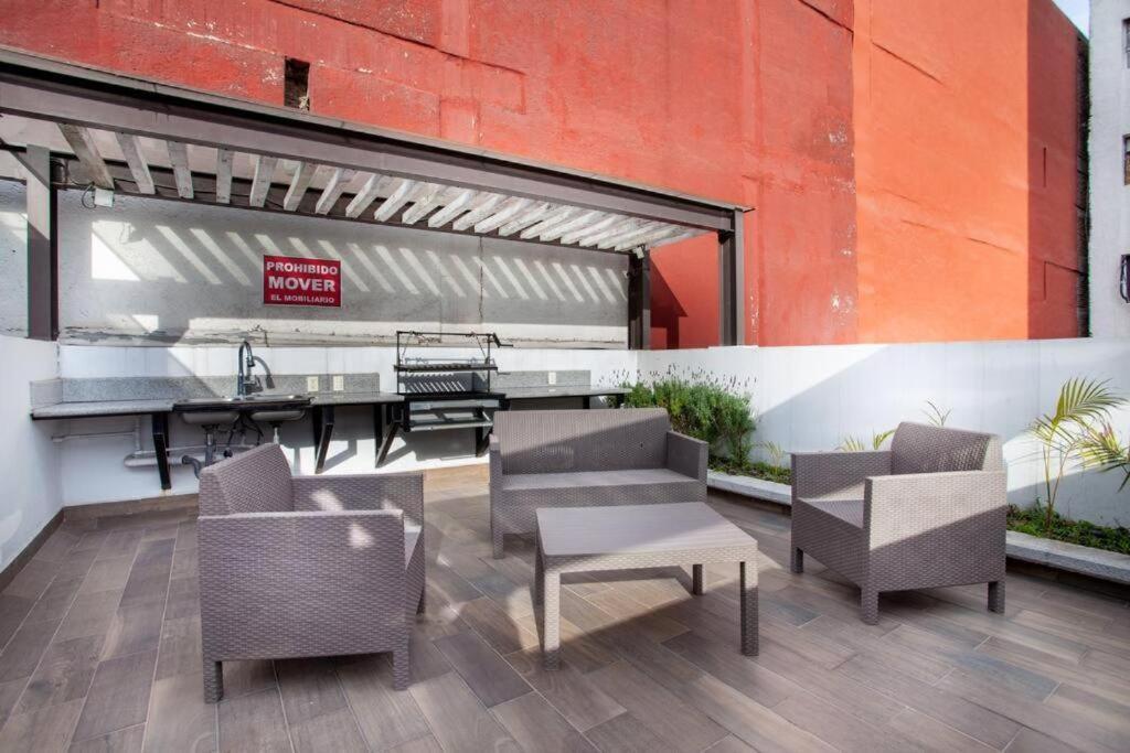 אפרטהוטל מקסיקו סיטי Corazon De Condesa 3 Departamentos - 200Mbps Wifi, Roof, Gym מראה חיצוני תמונה